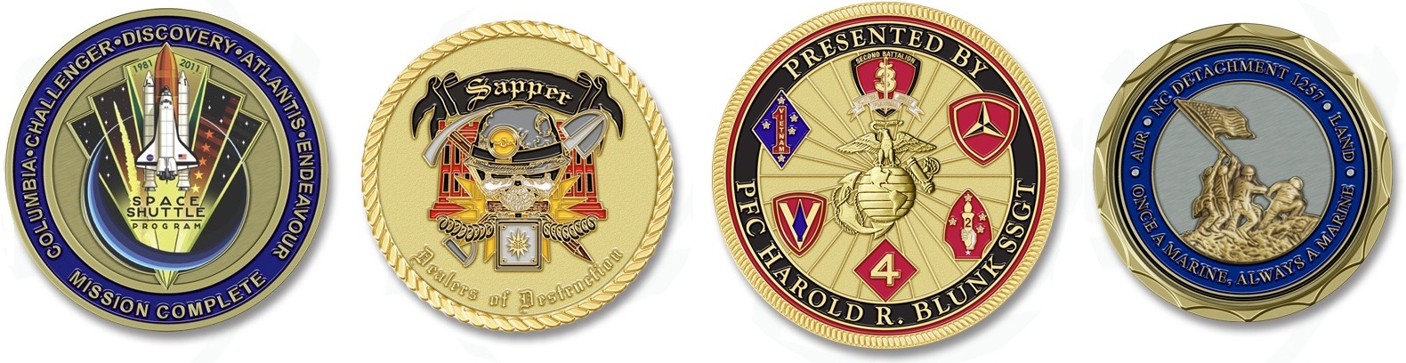 Latest Custom Coin Designs |Challenge Coins Limited