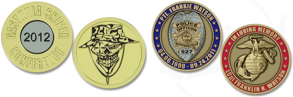 Custom Sniper Law Enforcement Coins - Challenge Coins Limited