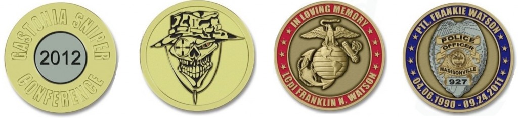 Custom Sniper Law Enforcement Coins
